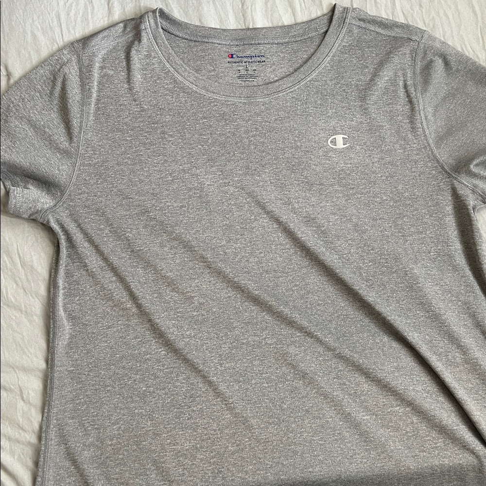 Champion Heather Gray Crewneck Tee